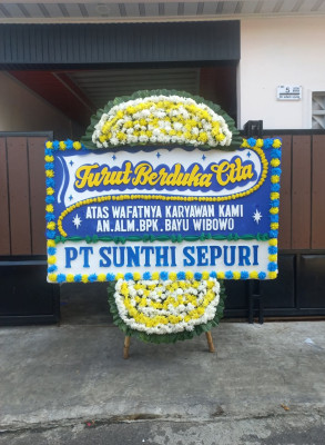 Papan Bunga Duka di Talawi