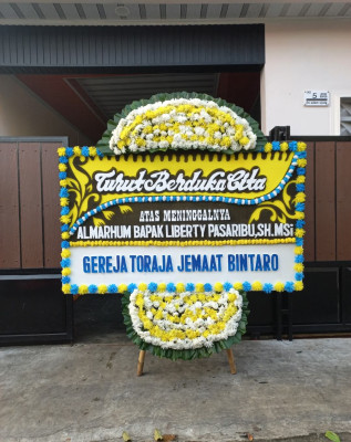 Papan Bunga Duka di Talawi